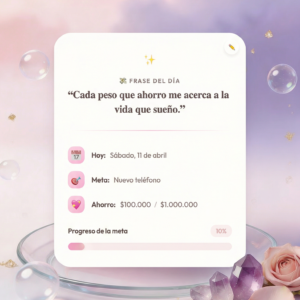 Widget de Frases para Ahorrar